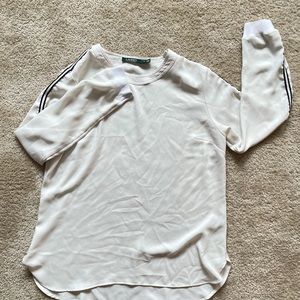 Ralph Lauren white tunic like shirt